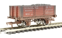 4F-052-004 5-plank open wagon with 9ft wheelbase "Steven & Co" - 3 - weathered