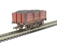 4F-052-012 5-plank open wagon with 9ft wheelbase "E. H. Watts & Co" - 69 - weathered