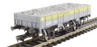 Grampus engineers open wagon in Civil Engineers 'Dutch' grey and yellow - DB988546 