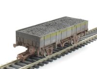 Grampus engineers open wagon in Civil Engineers 'Dutch' grey and yellow - DB988532 - weathered