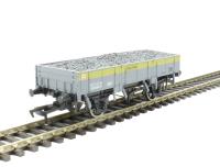 Grampus engineers open wagon in Civil Engineers 'Dutch' grey and yellow - DB988579 