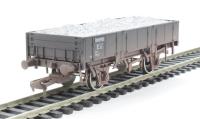 Grampus engineers open wagon in BR Black - DB990412 - weathered