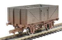 7-plank open wagon in BR grey - 238845 - weathered
