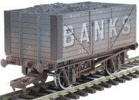 8-plank open wagon "Banks, West Bromwich" - 352 - weathered