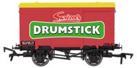 4F-SWIZZELS-001 Swizzels Sweets Drumstick - Modern red Vent Van