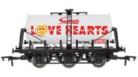 4F-SWIZZELS-004 Swizzels Sweets Love Hearts - Grey 6-Wheel Tank Wagon