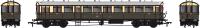 GWR Diagram N 59' Autocoach in GWR  lined chocolate & cream - 40 - Digital Sound Fitted
