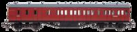 4P-010-252 57ft Stanier Non-Corridor Brake 25256 LMS Lined Maroon