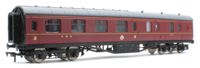 4P-010-351 57ft Stanier Corridor  Brake Composite 5548 LMS Lined Maroon