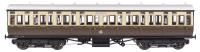 GWR 'Toplight' mainline city third in GWR chocolate and cream - 3903 (Set 2)