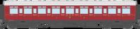 4P-021-001 GWR Corridor Toplight 1914 Lined Crimson Lake All Third 3893