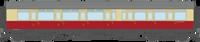 4P-021-602 GWR Corridor Toplight BR Crimson & Cream Composite LH W6944W