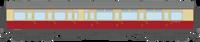 4P-021-603 GWR Corridor Toplight BR Crimson & Cream Composite RH W6941W