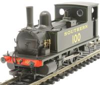 LSWR Class B4 0-4-0T 100 in SR lined black