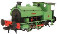 Hawthorn Leslie 0-4-0ST "Faraday" in plain green - Digital fitted