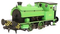 Hawthorn Leslie 0-4-0ST 13 in Newcastle Electric Supply lined green with yellow chevrons