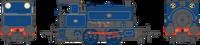 4S-024-013D Hawthorn Leslie 0-4-0ST Lined Blue Port of London No 57 Steam Tank Locomotive - DCC Fitted