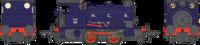 4S-024-014D Hawthorn Leslie 0-4-0ST Lined Dark Blue NCB No 25 Steam Tank Locomotive - DCC Fitted