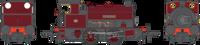 4S-024-016S Hawthorn Leslie 0-4-0ST Maroon Lined Straw 'Fearless' Steam Tank Locomotive - DCC Sound