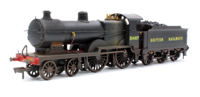 4S-028-006DWL Highly Detailed Deluxe Weathered SECR Maunsell D1 Class BR Black (Sunshine Lettering) 4-4-0 Steam Locomotive No.31487