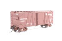50001255 40' single wood sheath boxcar of the Milwaukee Road - box car red with white lettering 701055