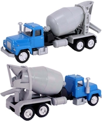 50001 Cement Mixer Truck, Blue/Gray