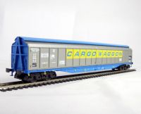 Cargowaggon in silver with blue ends 27976954