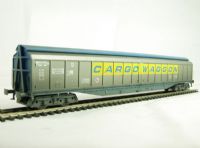 Cargowaggon in plain blue & silver livery 279 7 591-5(weathered)
