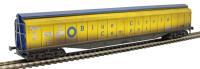 IWB Cargowaggon bogie van in Blue Circle Cement yellow - weathered