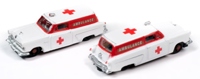 50435 N 1953 Ford Delivery Ambulance White