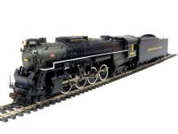50903 American 2-8-4 Berkshire steam locomotive 2760 with tender in "Chesapeake & Ohio" black livery (DCC on board)