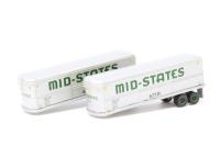 51105 32' Aerovan trailers 'Mid States' - set of 2 51105 32' Aerovan trailers 'Mid States' - set of 2