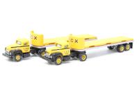 51124 International Harvester R-190 tractor unit with 32' flatbed trailer 'ICX' - set of 2 51124 International Harvester R-190 tractor unit with 32' flatbed trailer 'ICX' - set of 2