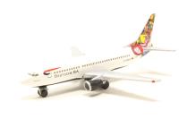 511506 Boeing B737-31S Deutsche BA D-ADBA Pop-Art - World Tail colours Named Metropolis