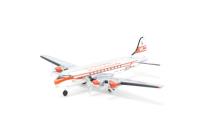 514729 Douglas DC-4-1009 Western Airlines NC10201 1950s colours with Polished Fuselage with Scaled Gear