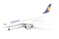 516143 Airbus A300B4-603 Lufthansa D-AIAU 1990s colours Named Bocholt with Star Alliance Logo new generation