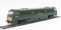 Class 52 diesel D1036 "Western Emperor" in BR green