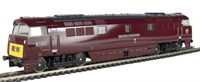 Class 52 diesel D1001 "Western Pathfinder" in BR Gloss Maroon livery with small yellow panels