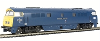 Class 52 diesel D1023 "Western Fusilier" in BR Blue livery with full yellow ends