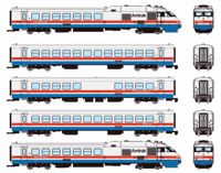 525501 RTL Turboliner DC/DCC/Sound Amtrak #Set 1