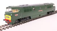 Class 52 D1035 "Western Yeoman" in BR green with small yellow panels