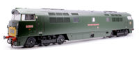 5293-DB Class 52 D1038 Western Sovereign BR Green (small yellow panels) Diesel Locomotive (Damaged Box) 5293-DB Class 52 D1038 Western Sovereign BR Green (small yellow panels) Diesel Locomotive (Damaged Box)