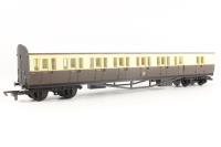 B Set coach 6896 in GWR brown and cream