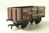 7-plank open wagon - Highley Mining Company 425 in brown