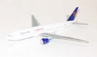 55067 Boeing B777-266ER Egypt Air SU-GBP 1996 colours Named Neffertiti with stand