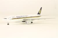 55586 Boeing B777-212ER Singapore Airlines 9V-SQC 1990s colours Named Jubilee with stand