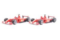 55602-HW Pair of Formula 1 cars - 2001 Ferrari champion set