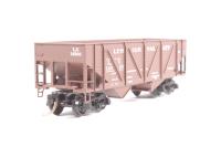 57030-14500 2-bay composite side open hopper of the Lehigh Valley - red 14500