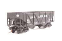 57120 2-bay composite side open hopper of the Ann Arbor - black 30920