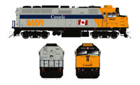 580508 F40PH EMD 6457 of Via Rail Canada - digital sound fitted